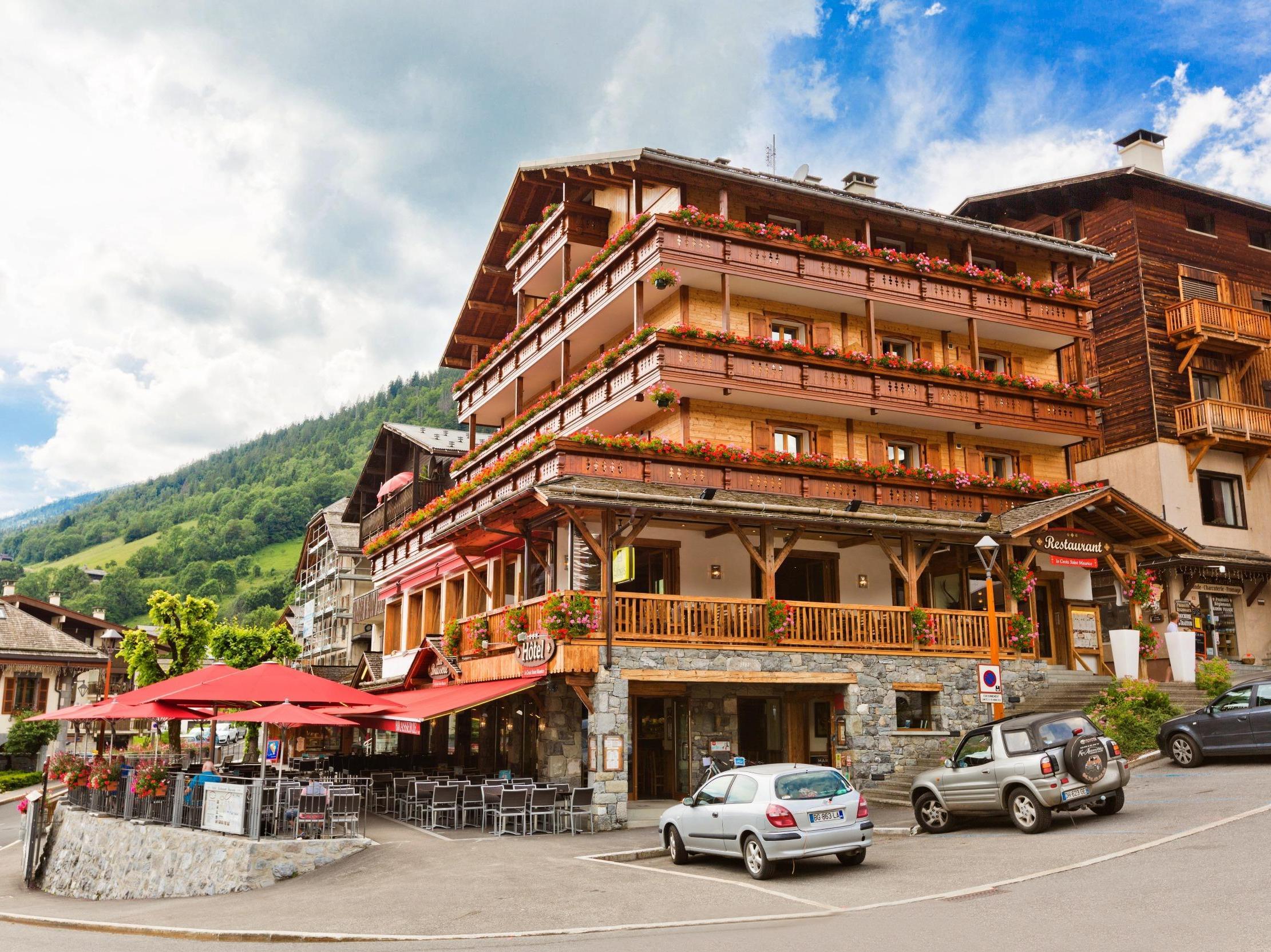 Logis La Croix-Saint-Maurice Otel Le Grand-Bornand Dış mekan fotoğraf